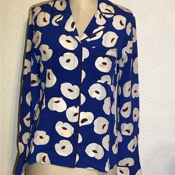 Olivia Palermo Chelsea28 silk  blouse size small - Picture 5 of 12